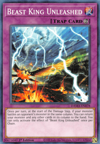 Beast King Unleashed - DAMA-EN078 Common 1st Edition