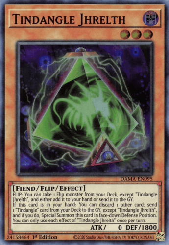Tindangle Jhrelth - DAMA-EN095 Super Rare 1st Edition