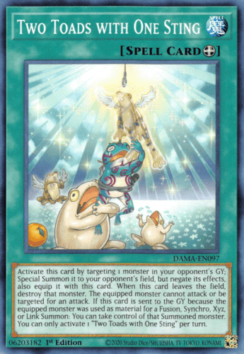 Two Toads with One Sting - DAMA-EN097 Common 1st Edition
