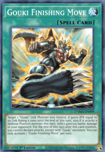 Gouki Finishing Move - DAMA-EN099 Common 1st Edition