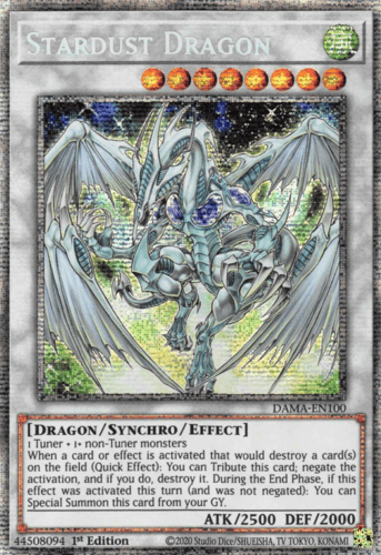 Stardust Dragon - DAMA-EN100 Starlight Rare 1st Edition