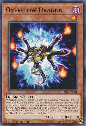 Overflow Dragon - DANE-EN004 Common 1st Edition