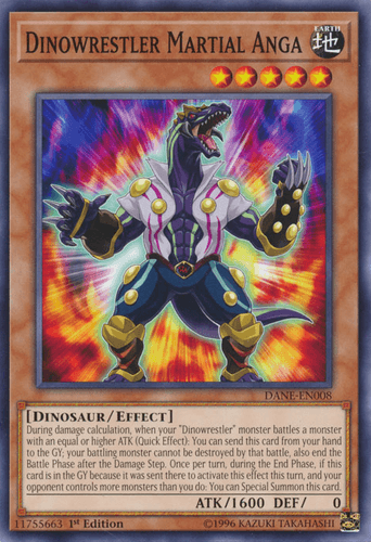 Dinowrestler Martial Anga - DANE-EN008 Common Unlimited