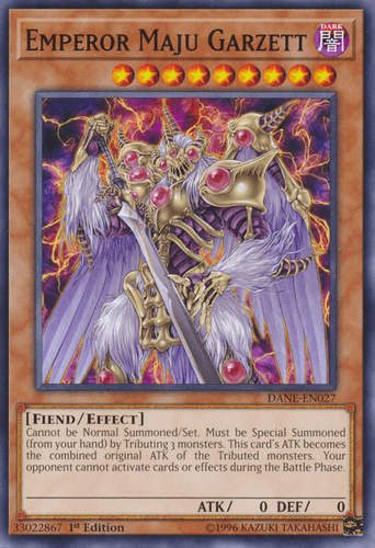Emperor Maju Garzett - DANE-EN027 Common 1st Edition
