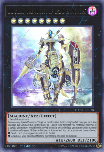 Dingirsu, the Orcust of the Evening Star - DANE-EN038 Ultra Rare 1st Edition