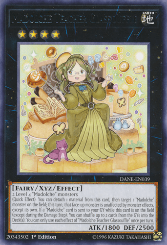 Madolche Teacher Glassouffle - DANE-EN039 Rare 1st Edition