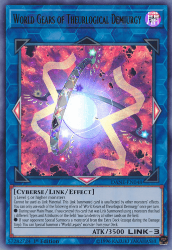 World Gears of Theurlogical Demiurgy - DANE-EN048 Ultra Rare 1st Edition