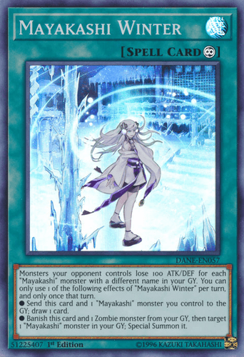 Mayakashi Winter - DANE-EN057 Super Rare 1st Edition