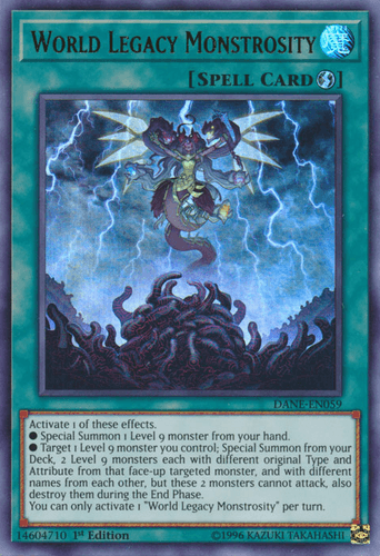 World Legacy Monstrosity - DANE-EN059 Ultra Rare Unlimited