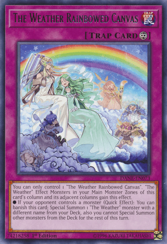 The Weather Rainbowed Canvas - DANE-EN073 Rare Unlimited