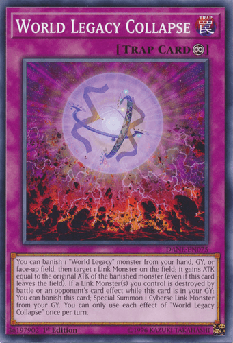 World Legacy Collapse - DANE-EN075 Common 1st Edition