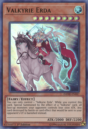 Valkyrie Erda - DANE-EN087 Ultra Rare 1st Edition