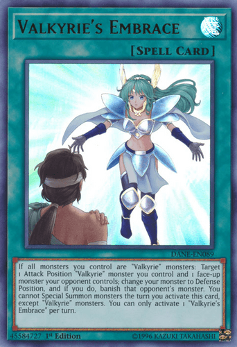 Valkyrie's Embrace - DANE-EN089 Ultra Rare 1st Edition
