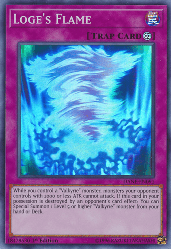 Loge's Flame - DANE-EN091 Super Rare 1st Edition