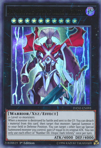 Number XX: Utopic Dark Infinity - DANE-EN093 Ultra Rare Unlimited