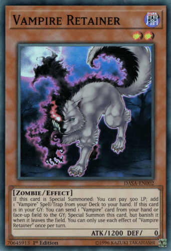 Vampire Retainer - DASA-EN002 Super Rare Unlimited