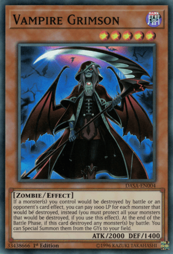 Vampire Grimson - DASA-EN004 Super Rare 1st Edition