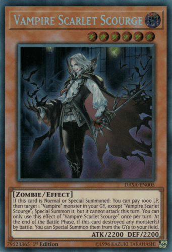 Vampire Scarlet Scourge - DASA-EN005 Secret Rare 1st Edition