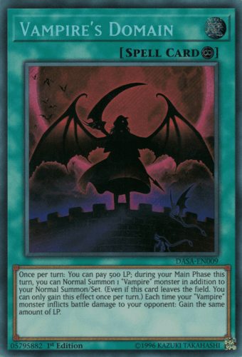 Vampire's Domain - DASA-EN009 Secret Rare 1st Edition