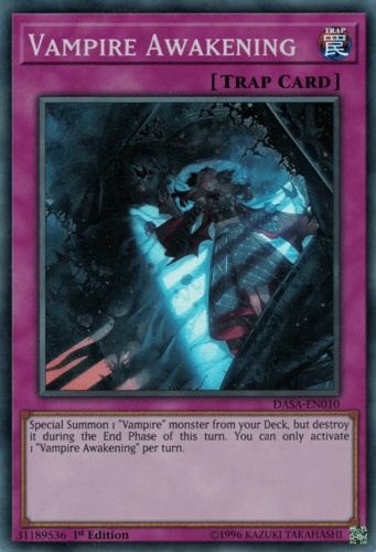 Vampire Awakening - DASA-EN010 Super Rare 1st Edition
