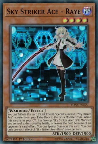 Sky Striker Ace - Raye - DASA-EN029 Super Rare Unlimited