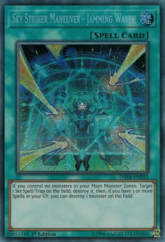 Sky Striker Maneuver - Jamming Waves! - DASA-EN032 Secret Rare 1st Edition