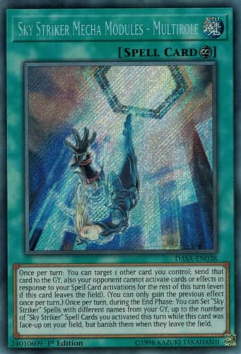 Sky Striker Mecha Modules - Multirole - DASA-EN038 Secret Rare 1st Edition