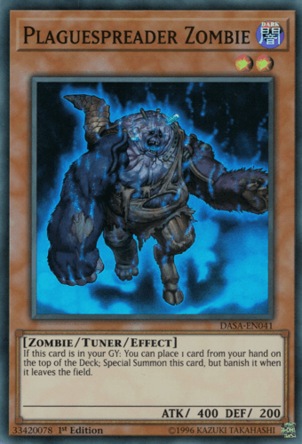 Plaguespreader Zombie - DASA-EN041 Super Rare Unlimited