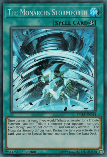 The Monarchs Stormforth - DASA-EN044 Super Rare 1st Edition