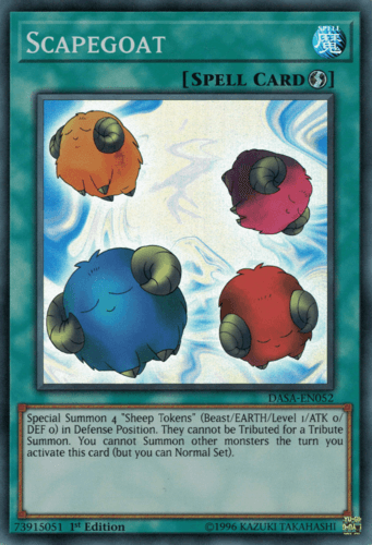 Scapegoat - DASA-EN052 Super Rare 1st Edition
