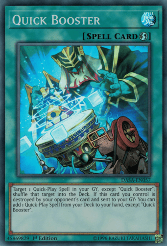 Quick Booster - DASA-EN057 Super Rare 1st Edition