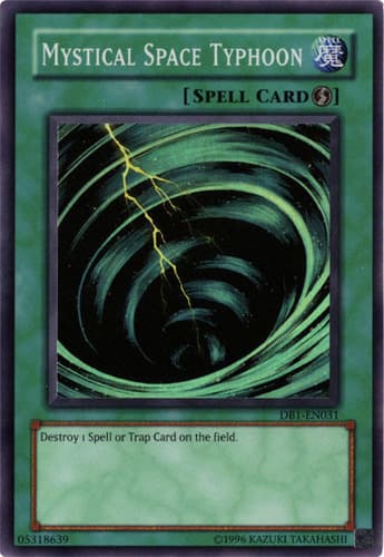 Mystical Space Typhoon - DB1-EN031 Super Rare Unlimited