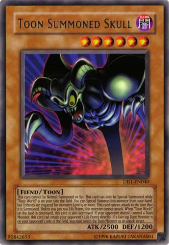 Toon Summoned Skull - DB1-EN040 Rare Unlimited
