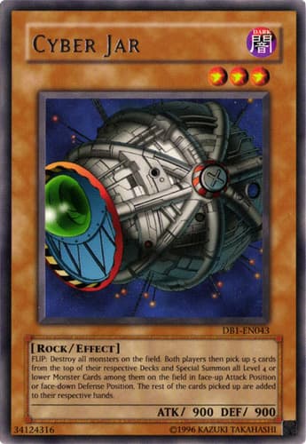 Cyber Jar - DB1-EN043 Rare Unlimited