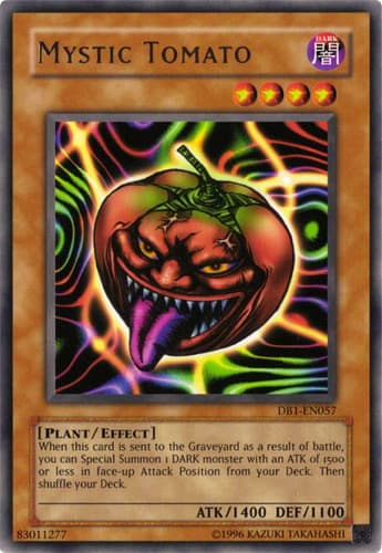 Mystic Tomato - DB1-EN057 Rare Unlimited