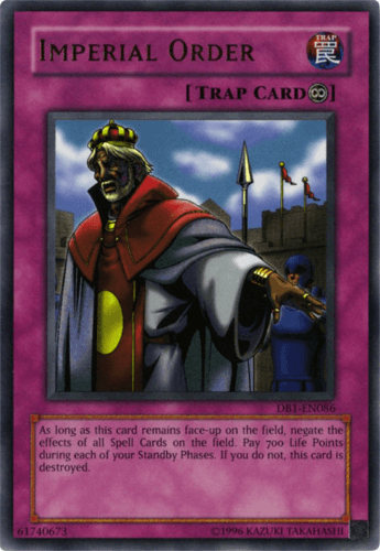 Imperial Order - DB1-EN086 Ultra Rare Unlimited