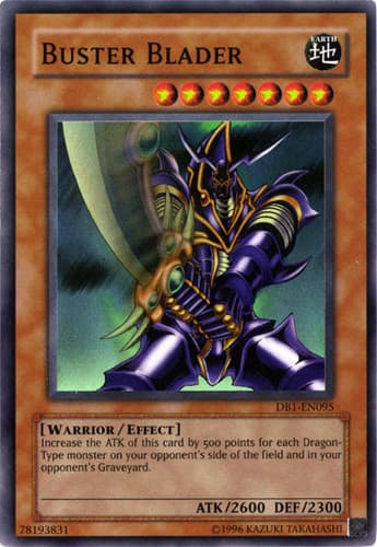 Buster Blader - DB1-EN095 Super Rare Unlimited