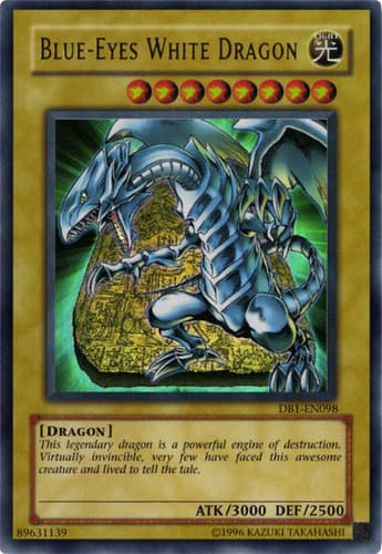 Blue-Eyes White Dragon - DB1-EN098 Ultra Rare Unlimited
