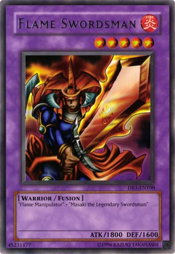 Flame Swordsman - DB1-EN100 Rare Unlimited