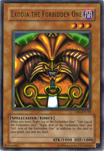 Exodia the Forbidden One - DB1-EN139 Ultra Rare Unlimited