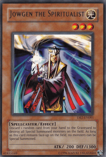 Jowgen the Spiritualist - DB2-EN001 Rare Unlimited