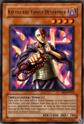Kycoo the Ghost Destroyer - DB2-EN002 Rare Unlimited