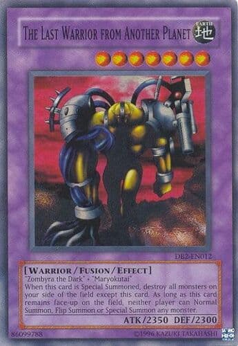 The Last Warrior from Another Planet - DB2-EN012 Super Rare Unlimited
