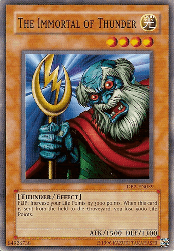 The Immortal of Thunder - DB2-EN059 Common Unlimited