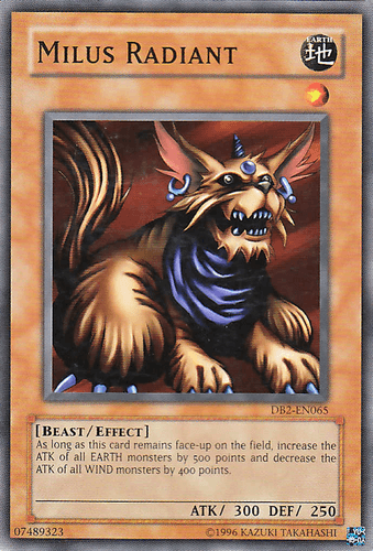 Milus Radiant - DB2-EN065 Common Unlimited