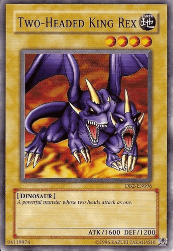 Two-Headed King Rex - DB2-EN096 Common Unlimited