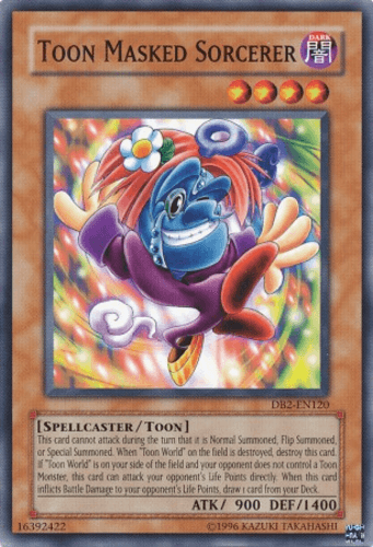 Toon Masked Sorcerer - DB2-EN120 Common Unlimited