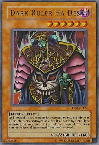 Dark Ruler Ha Des - DB2-EN124 Ultra Rare Unlimited