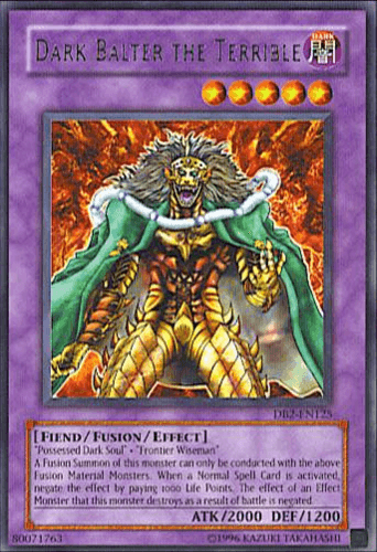 Dark Balter the Terrible - DB2-EN125 Rare Unlimited