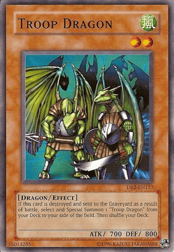Troop Dragon - DB2-EN157 Common Unlimited